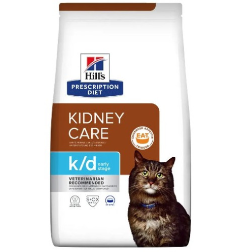 Сухой корм для кошек Hill's Prescription Diet Feline Early Stage k/d для кошек с ранней стадией почечных заболеваний 1.5 (кг)