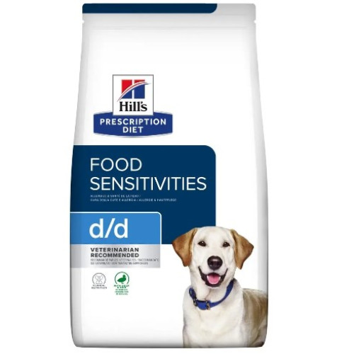 Сухой корм Hill’s Prescription Diet d/d для собак с чувствительным пищеварением и заболеванием кожи, утка и рис 1.5 (кг)