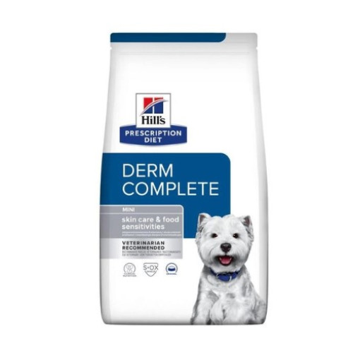 Сухой корм Hills Prescription Diet Derm Complete Mini для собак малых пород при пищевой аллергии,1 кг