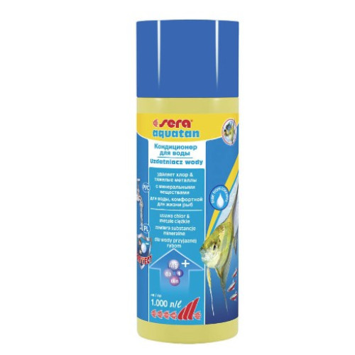 Кондиционер Sera Water Conditioner Aquatan для аквариумов против жесткости воды 250 (мл)