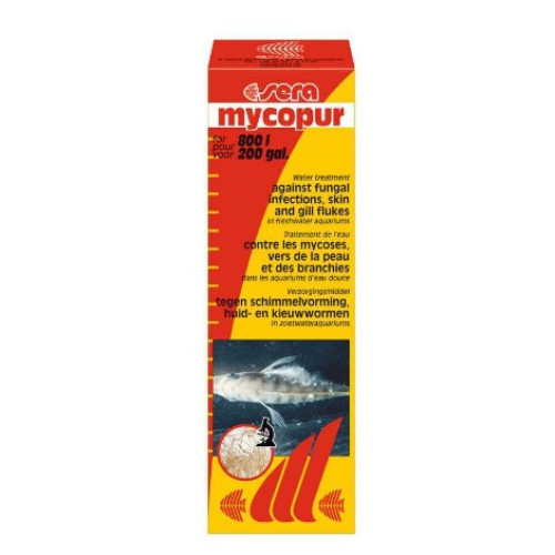 Протигрибковий препарат Sera mycopur для акваріума, 50 мл на 800 л