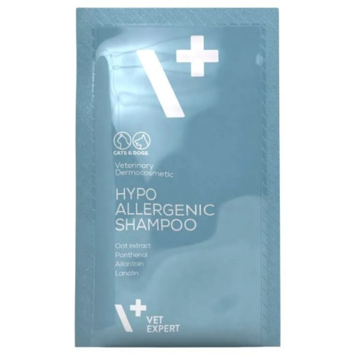 Шампунь Vet Expert Hypoallergenic Shampoo гипоаллергенный для собак и кошек с чувствительной кожей, саше (20х15 мл)