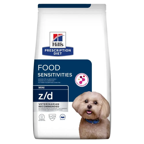 Сухий корм Hill's Prescription Diet Canine Z/D Mini - для дорослих собак малих порід при харчовій алергії, 1 кг