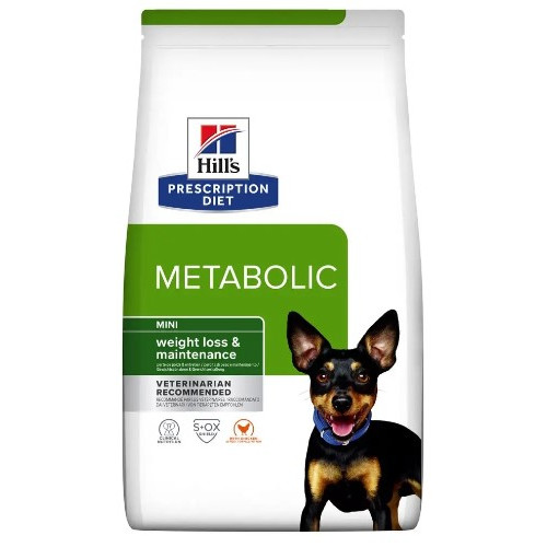 Сухой корм Hill's Prescription Diet Canine Metabolic Mini – для контроля веса у взрослых собак малых пород, 1 кг