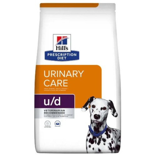 Сухой корм Hill's Prescription Diet Canine U/D для поддержания здоровья мочевыводящих путей у взрослых собак, 4 кг