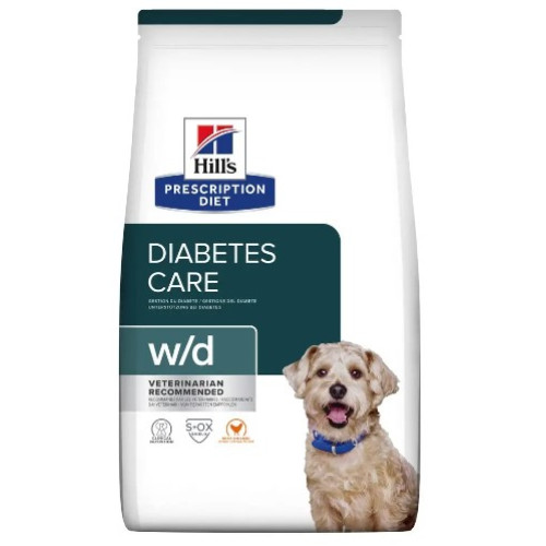 Сухой корм Hill's Prescription Diet Canine W/D – для взрослых собак с сахарным диабетом, 10 кг