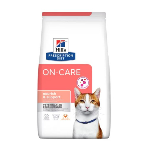 Сухой корм Hill's PD Feline On-Care для взрослых котов в период выздоровления, 1,5 кг