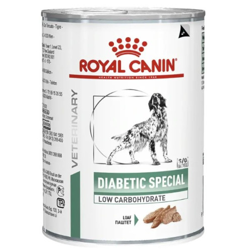 Вологий корм для собак Royal Canin Diabetic Special LC Dog Cans при цукровому діабеті 410 г