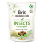 Лакомство для собак Brit Care Dog Crunchy Cracker Insects with Rabbit для иммунитета, насекомые, кролик и фенхель, 200 г