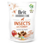 Лакомство для собак Brit Care Dog Crunchy Cracker Insects with Turkey для поддержания веса, насекомые, индейка и яблоко, 200 г