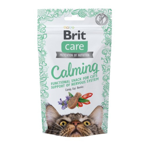 Функциональное лакомство для кошек Brit Care Cat Snack Calming с курицей, 50 г