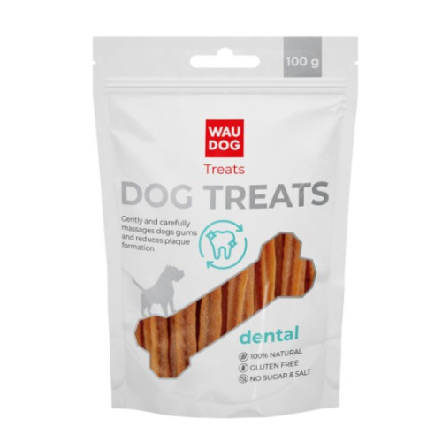 Лакомство для собак WAUDOG Treats "Стоматологическая палочка со вкусом тыквы", 100 г