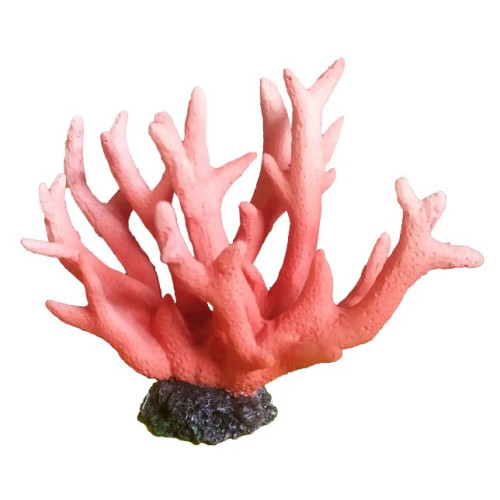Декорація для акваріума "Корал червоний" 17х9х15 см