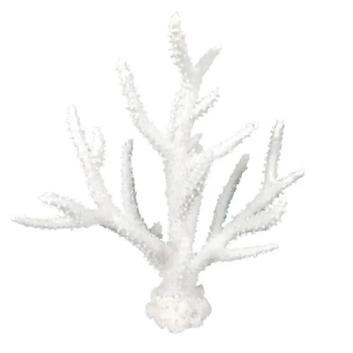 Декорація для акваріума "Корал білий" 20х14х21 см