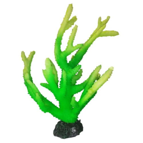 Декорация для аквариума "Коралл зеленый" 23х22х26 см