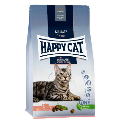 Сухий корм для дорослих котів Happy Cat Culinary Atlantik Lachs, зі смаком атлантичного лосося 300 (г)