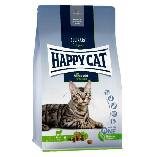 Сухий корм для дорослих котів Happy Cat Culinary Weide Lamm, зі смаком ягняти 300 (г)