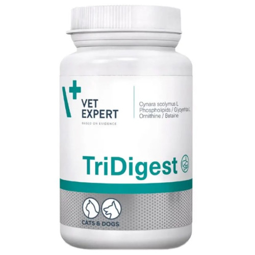 Харчова добавка для котів і собак Vet Expert TriDigest для поліпшення травлення, 40 таб