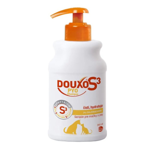 Лікувальний шампунь CEVA Douxo S3 Pio для очищення та зволоження шкіри собак та котів, 200 мл