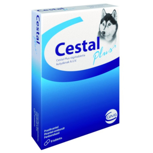 Таблетки от глистов Ceva Cestal Plus для собак, 8 таб