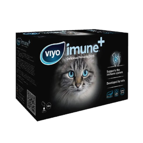 Пребиотический напиток Viyo Imune+ для поддержания иммунитета кошек, саше (14х30 мл)