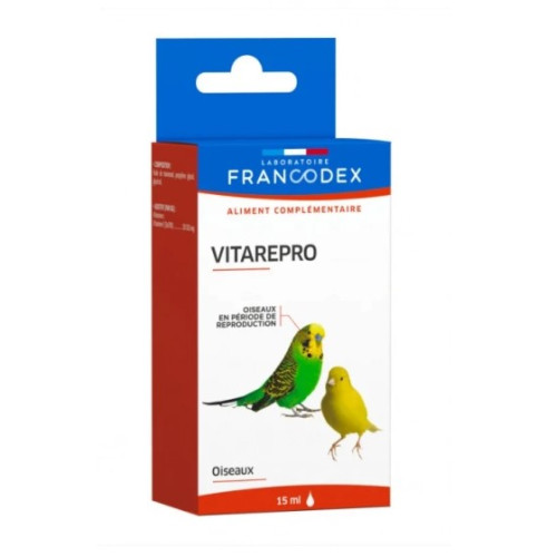 Харчова добавка Francodex Vitarepro для птахів для підготовки до репродуктивної діяльності, 15 мл