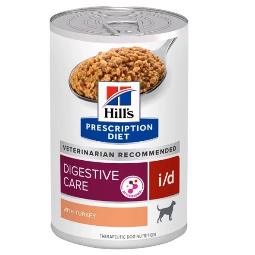 Влажный корм для собак Hill’s PRESCRIPTION DIET i/d Digestive Care уход за пищеварением, с индейкой, 360 г