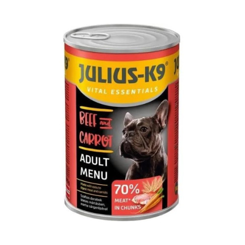 Консерва для собак JULIUS-K9 с говядиной 1240 г