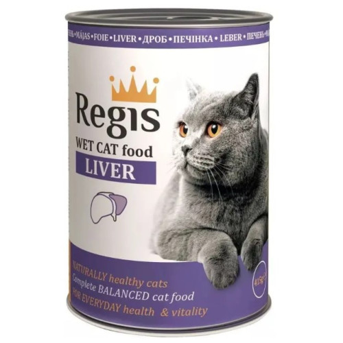 Вологий корм для кішок Regis з печінкою 415 г