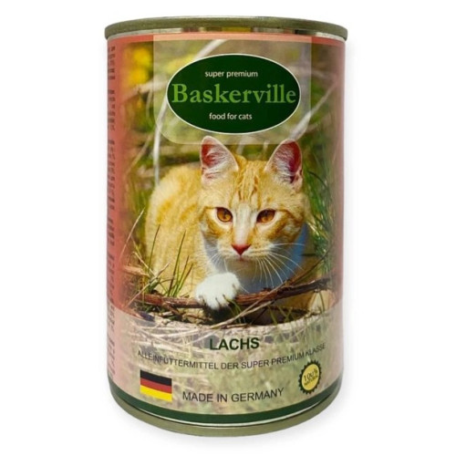 Консерва для кошек Baskerville (Баскервиль) с лососем 400 (г)