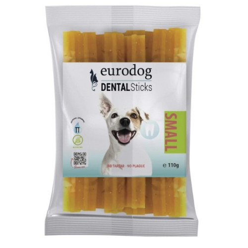 Лакомства для собак мелких пород EuroDog Dental Stick 110 г 