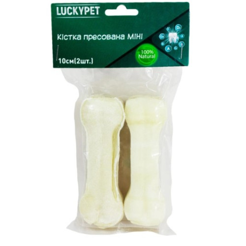 Кость прессованная Lucky Pet, 10 см, 2 шт