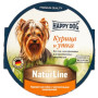 Влажный корм для собак Happy Dog Schale NaturLine НuhnEnte, паштет с курицей и уткой 85 г