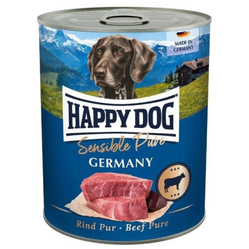Влажный корм для собак Happy Dog Sens Pure Rind с говядиной 200 (г)