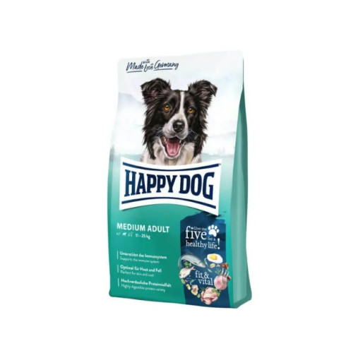 Сухой корм для собак средних пород Happy Dog Fit & Well Medium Adult 4 кг