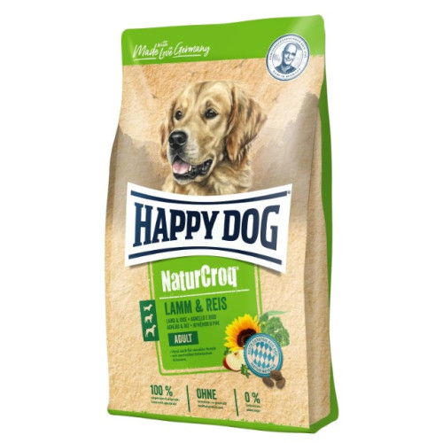 Сухий корм для собак з чутливим травленням Happy Dog NaturCroq Lamm & Reis з ягня та рисом 4 (кг)