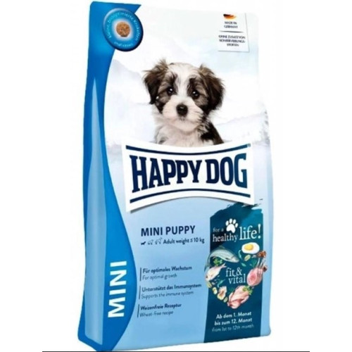 Сухой корм для щенков мелких пород Happy Dog fit & vital Mini Puppy 4 кг