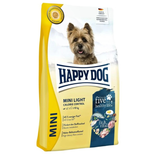 Сухий корм для дорослих собак дрібних порід Happy Dog fit & vital Mini Light (контроль ваги) 4 кг