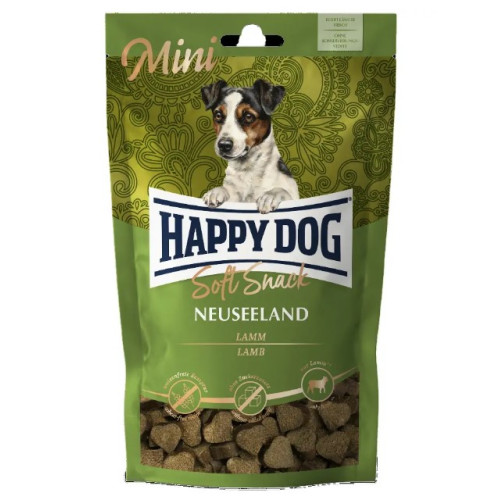 Ласощі для собак дрібних порід Happy Dog SoftSnack Mini Neuseeland з ягня та рисом 100 г