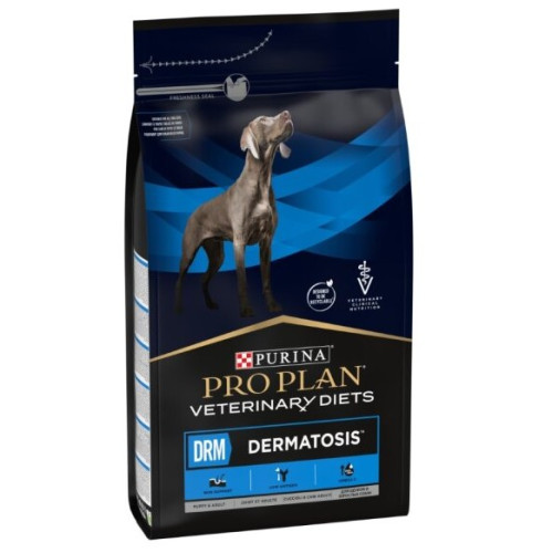 Сухой корм для собак при дерматозах Purina Pro Plan Veterinary Diets DRM Dermatosis 3 кг