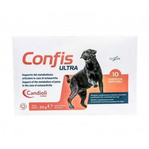 Пігулки Candioli Confis Ultra для підтримки суглобів у собак, 10 шт