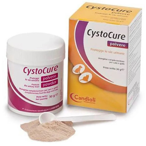 Харчова добавка Candioli CystoCure для сечостатевої системи собак та кішок, 30 г