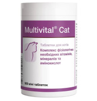 Витаминно-минеральная добавка Dolfos Multivital Cat, 500 мини таблеток