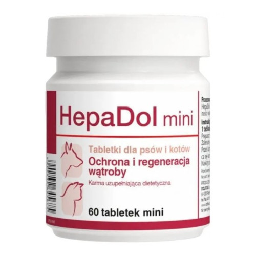 Витаминно-минеральная добавка Dolfos HepaDol mini для защиты и восстановления печени 60 мини таблеток