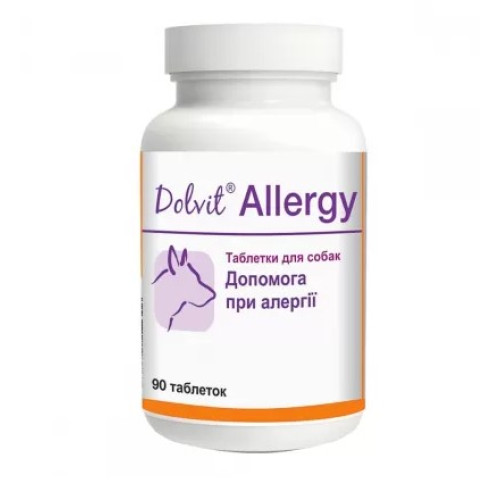 Витаминно-минеральная добавка Dolfos Dolvit Allergy для борьбы с аллергией, 90 таблеток