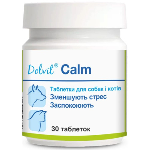 Витаминно-минеральная добавка Dolfos Dolvit Calm для борьбы со стрессом 30 таблеток