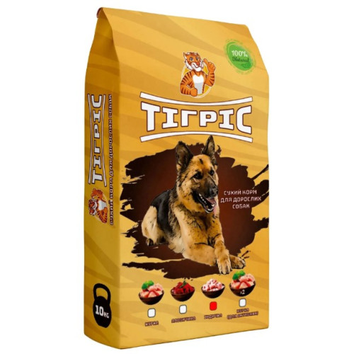 Сухой корм для собак Тигрис с индейкой 10 кг
