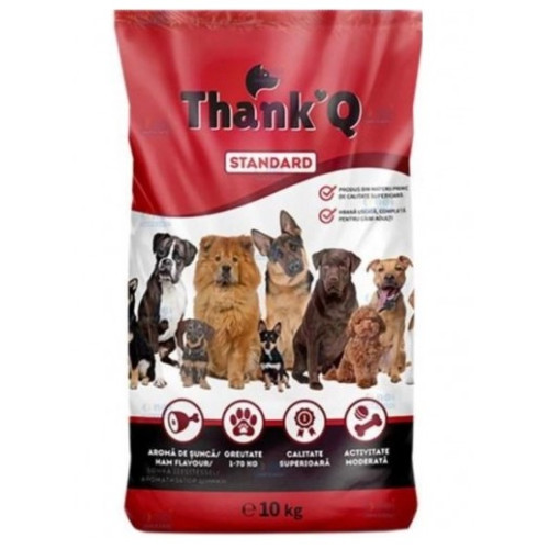 Сухий корм для дорослих собак Thank'Q Standart з шинкою 10 кг
