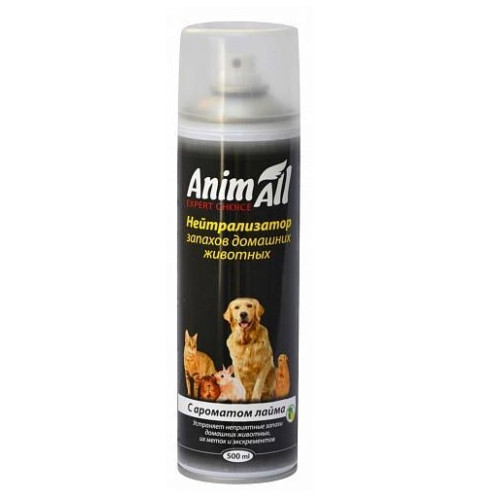 Спрей AnimAll нейтралізатор запахів домашніх тварин із ароматом лайма 500 мл