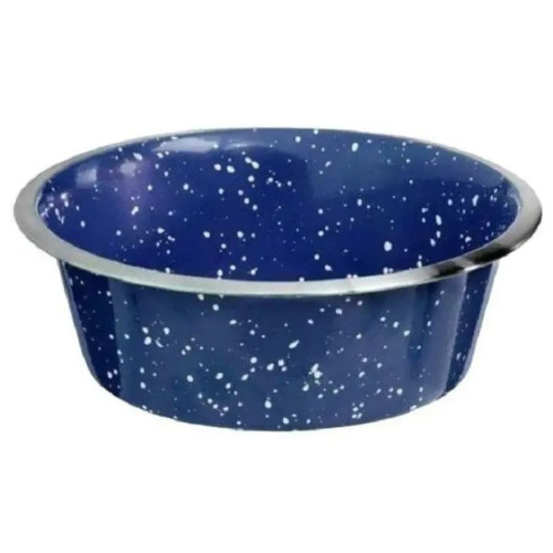 Миска для собак 4Dog, із нержавіючої сталі, блакитна галактика 500 мл
